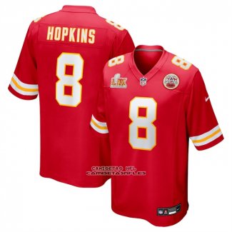 Camiseta NFL Game Kansas City Chiefs DeAndre Hopkins Super Bowl LIX Rojo