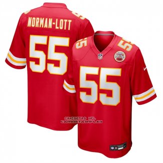 Camiseta NFL Game Kansas City Chiefs Omarr Norman Lott Rojo