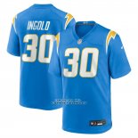 Camiseta NFL Game Los Angeles Chargers Alec Ingold Azul Camiseta NFL Game Los Angeles Chargers Alec Ingold Azul