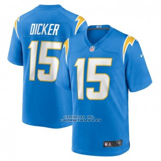 Camiseta NFL Game Los Angeles Chargers Cameron Dicker Azul