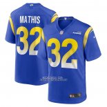 Camiseta NFL Game Los Angeles Rams Ochaun Mathis Primera Azul