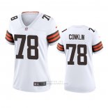 Camiseta NFL Game Mujer Cleveland Browns Jack Conklin Blanco
