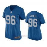 Camiseta NFL Game Mujer Detroit Lions Jashon Cornell Throwback Azul