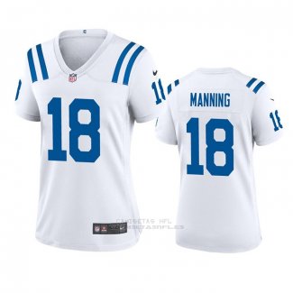 Camiseta NFL Game Mujer Indianapolis Colts Peyton Manning 2020 Blanco