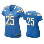 Camiseta NFL Game Mujer Los Angeles Chargers 25 Chris Harris Jr Azul