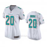 Camiseta NFL Game Mujer Miami Dolphins Matt Breida Blanco