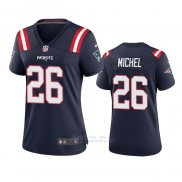 Camiseta NFL Game Mujer New England Patriots Sony Michel 2020 Azul