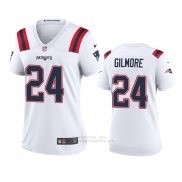 Camiseta NFL Game Mujer New England Patriots Stephon Gilmore 2020 Blanco