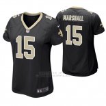 Camiseta NFL Game Mujer New Orleans Saints Brandon Marshall Negro