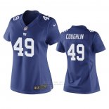 Camiseta NFL Game Mujer New York Giants Carter Coughlin Azul