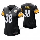 Camiseta NFL Game Mujer Pittsburgh Steelers Jaylen Samuels Negro