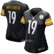 Camiseta NFL Game Mujer Pittsburgh Steelers Juju Smith-Schuster Negro