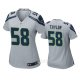 Camiseta NFL Game Mujer Seattle Seahawks Darrell Taylor Gris