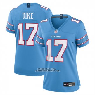 Camiseta NFL Game Mujer Tennessee Titans Chimere Dike Azul