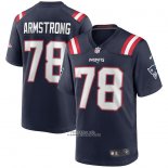 Camiseta NFL Game New England Patriots Bruce Armstrong Retired Azul