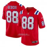 Camiseta NFL Game New England Patriots Mike Gesicki Alterno Rojo