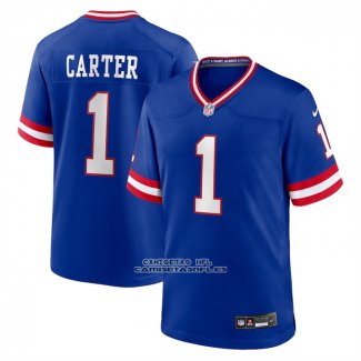 Camiseta NFL Game New York Giants Abdul Carter First Round Pick Alterno Segunda Royal