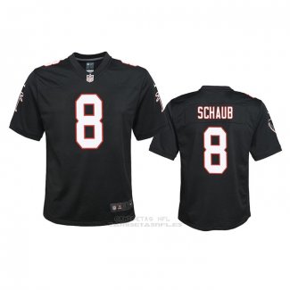 Camiseta NFL Game Nino Atlanta Falcons Matt Schaub Throwback 2020 Negro