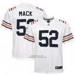 Camiseta NFL Game Nino Chicago Bears Khalil Mack 2019 Alterno Classic Blanco