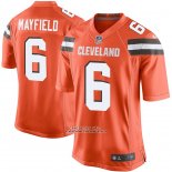 Camiseta NFL Game Nino Cleveland Browns Baker Mayfield Naranja