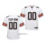 Camiseta NFL Game Nino Cleveland Browns Personalizada 2020 Blanco