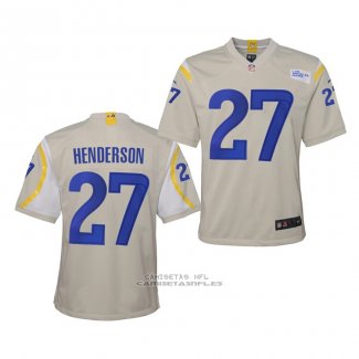 Camiseta NFL Game Nino Los Angeles Rams Darrell Henderson 2020 Blanco