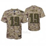 Camiseta NFL Game Nino Philadelphia Eagles Golden Tate Camuflaje 2018 Salute To Service