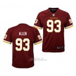 Camiseta NFL Game Nino Washington Commanders Jonathan Allen Rojo