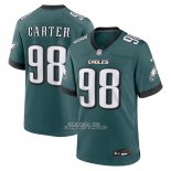 Camiseta NFL Game Philadelphia Eagles Jalen Carter Verde1 Camiseta NFL Game Philadelphia Eagles Jalen Carter Verde1