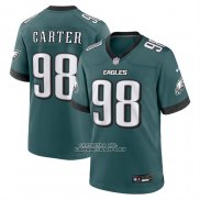 Camiseta NFL Game Philadelphia Eagles Jalen Carter Verde1