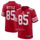 Camiseta NFL Game San Francisco 49ers George Kittle 80 Aniversario Rojo