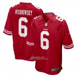 Camiseta NFL Game San Francisco 49ers Mitch Wishnowsky Rojo