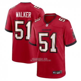 Camiseta NFL Game Tampa Bay Buccaneers David Walker Rojo