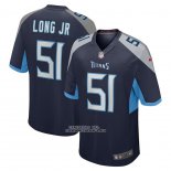 Camiseta NFL Game Tennessee Titans David Long Jr. Azul