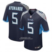Camiseta NFL Game Tennessee Titans Elic Ayomanor Azul