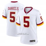 Camiseta NFL Game Washington Commanders Jayden Daniels Super Bowl Era Blanco
