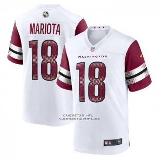 Camiseta NFL Game Washington Commanders Marcus Mariota Blanco