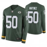 Camiseta NFL Hombre Green Bay Packers Blake Martinez Verde Therma Manga Larga