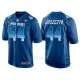 Camiseta NFL Hombre San Frsncisco 49ers 44 Kyle Juszczyk Azul NFC 2018 Pro Bowl