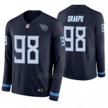 Camiseta NFL Hombre Tennessee Titans Brian Orakpo Azul Therma Manga Larga