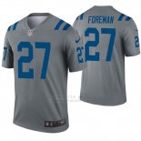 Camiseta NFL Legend Hombre Indianapolis Colts 27 D'onta Foreman Inverted Gris