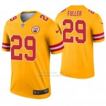Camiseta NFL Legend Hombre Kansas City Chiefs 23 Kendall Fuller Inverted Oro