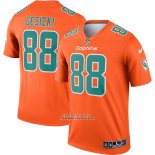 Camiseta NFL Legend Miami Dolphins Mike Gesicki Inverted Naranja