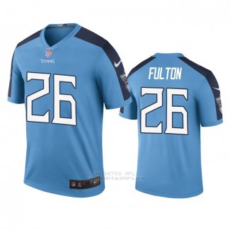 Camiseta NFL Legend Tennessee Titans Kristian Fulton Azul Color Rush