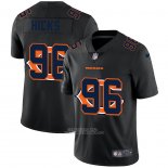 Camiseta NFL Limited Chicago Bears Hicks Logo Dual Overlap Negro