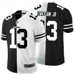 Camiseta NFL Limited Cleveland Browns Beckham JR Black White Split