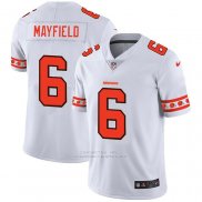 Camiseta NFL Limited Cleveland Browns Mayfield Team Logo Fashion Blanco