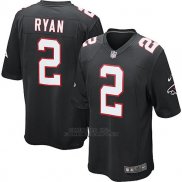 Camiseta NFL Limited Hombre Atlanta Falcons 2 Matt Ryan Negro