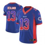 Camiseta NFL Limited Hombre Buffalo Bills Kelvin Benjamin Azul 2018 Drift Fashion Color Rush