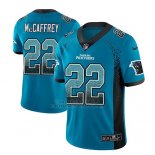 Camiseta NFL Limited Hombre Carolina Panthers Christian Mccaffrey Azul 2018 Drift Fashion Color Rush